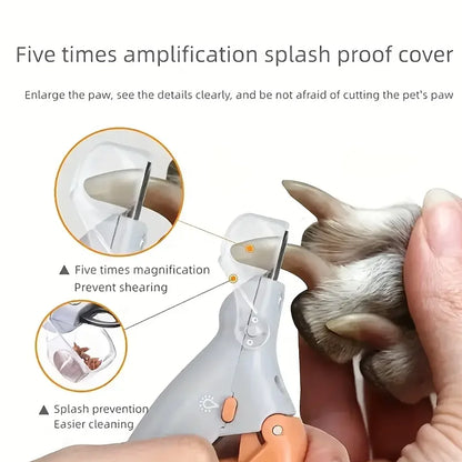 GoodBoy SafeTrim LED – 5× Magnifying Nail Clipper for Cats & Dogs
